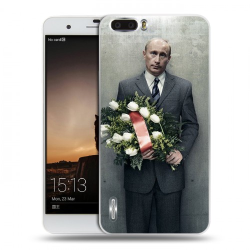Дизайнерский пластиковый чехол для Huawei Honor 6 Plus В.В.Путин
