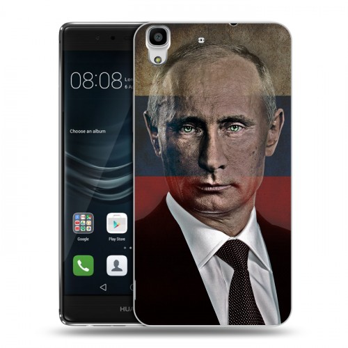 Дизайнерский пластиковый чехол для Huawei Y6II В.В.Путин