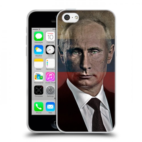 Дизайнерский пластиковый чехол для Iphone 5c В.В.Путин