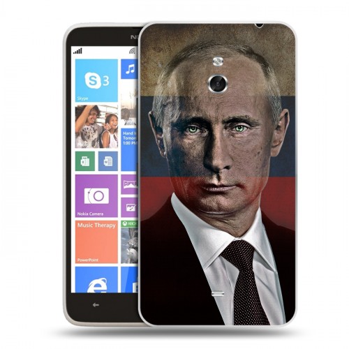 Дизайнерский пластиковый чехол для Nokia Lumia 1320 В.В.Путин