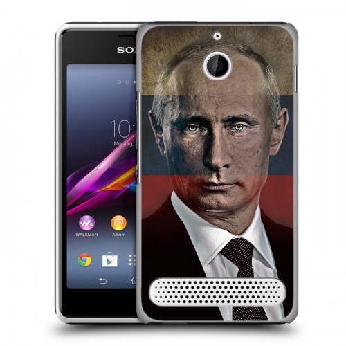 Дизайнерский силиконовый чехол для Sony Xperia E1 В.В.Путин