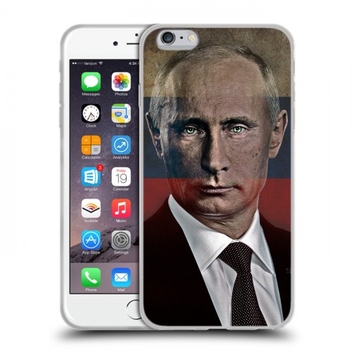 Дизайнерский силиконовый чехол для Iphone 6 Plus/6s Plus В.В.Путин