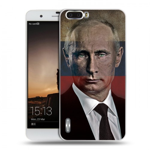 Дизайнерский силиконовый чехол для Huawei Honor 6 Plus В.В.Путин