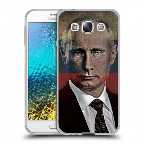 Дизайнерский пластиковый чехол для Samsung Galaxy E5 В.В.Путин