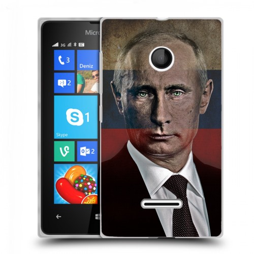 Дизайнерский пластиковый чехол для Microsoft Lumia 435 В.В.Путин