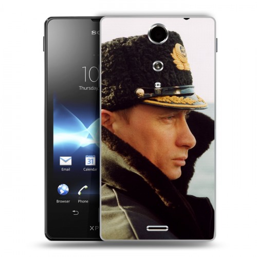 Дизайнерский пластиковый чехол для Sony Xperia TX В.В.Путин