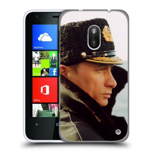 Дизайнерский пластиковый чехол для Nokia Lumia 620 В.В.Путин