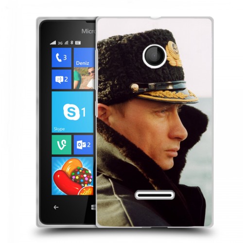 Дизайнерский пластиковый чехол для Microsoft Lumia 435 В.В.Путин