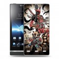 Дизайнерский пластиковый чехол для Sony Xperia S Стражи галактики