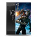 Дизайнерский пластиковый чехол для Sony Xperia XZs Стражи галактики