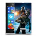 Дизайнерский пластиковый чехол для Microsoft Lumia 435 Стражи галактики