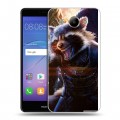 Дизайнерский пластиковый чехол для Huawei Y3 (2017) Стражи галактики