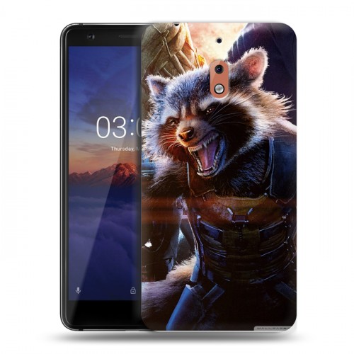 Дизайнерский силиконовый чехол для Nokia 2.1 Стражи галактики