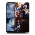 Дизайнерский пластиковый чехол для Nokia 6.1 Plus Стражи галактики