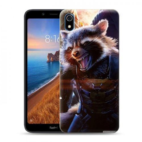 Дизайнерский силиконовый чехол для Xiaomi RedMi 7A Стражи галактики