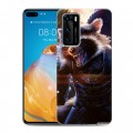 Дизайнерский пластиковый чехол для Huawei P40 Стражи галактики