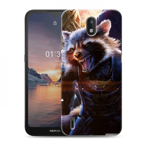 Дизайнерский силиконовый чехол для Nokia 1.3 Стражи галактики