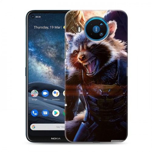 Дизайнерский силиконовый чехол для Nokia 8.3 Стражи галактики