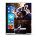 Дизайнерский пластиковый чехол для Microsoft Lumia 435 Стражи галактики