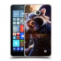 Дизайнерский пластиковый чехол для Microsoft Lumia 640 Стражи галактики