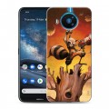 Дизайнерский силиконовый чехол для Nokia 8.3 Стражи галактики