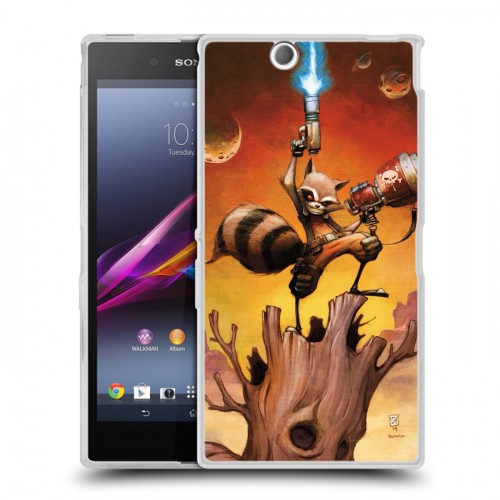 Дизайнерский пластиковый чехол для Sony Xperia Z Ultra  Стражи галактики