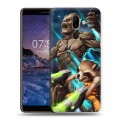 Дизайнерский пластиковый чехол для Nokia 7 Plus Стражи галактики