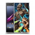 Дизайнерский пластиковый чехол для Sony Xperia Z Ultra  Стражи галактики