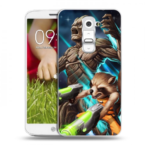 Дизайнерский пластиковый чехол для LG Optimus G2 mini Стражи галактики