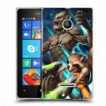 Дизайнерский пластиковый чехол для Microsoft Lumia 435 Стражи галактики