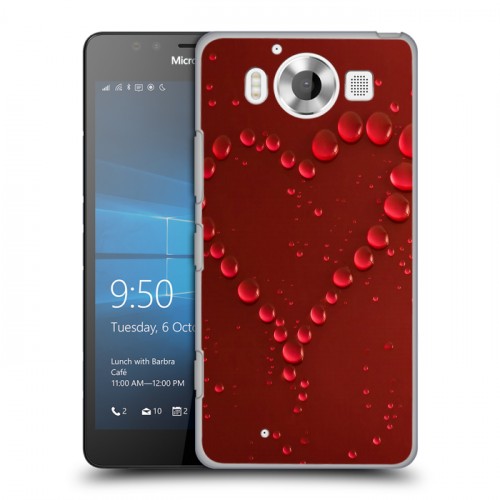 Дизайнерский пластиковый чехол для Microsoft Lumia 950 День Святого Валентина