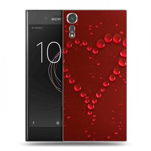 Дизайнерский пластиковый чехол для Sony Xperia XZs День Святого Валентина