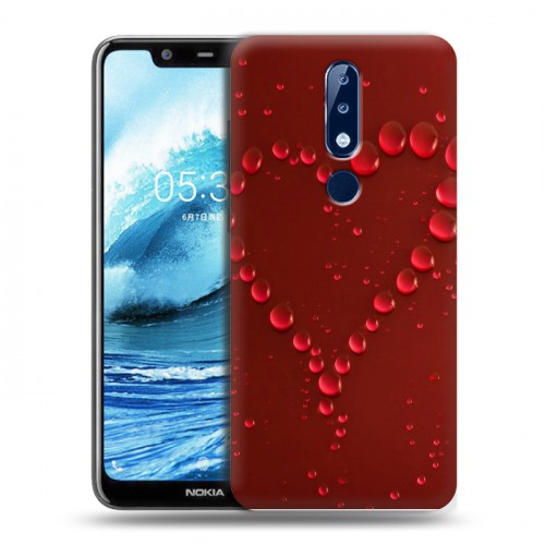 Дизайнерский пластиковый чехол для Nokia 5.1 Plus День Святого Валентина