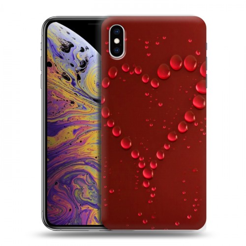 Дизайнерский силиконовый чехол для Iphone Xs Max День Святого Валентина