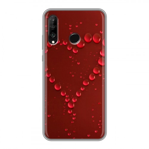 Дизайнерский силиконовый с усиленными углами чехол для Huawei P30 Lite День Святого Валентина