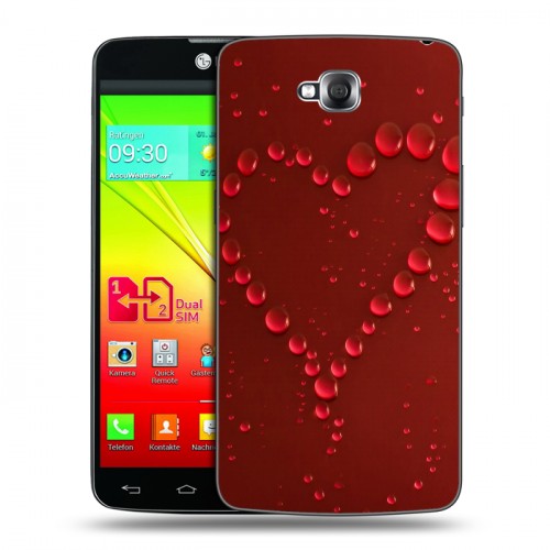 Дизайнерский силиконовый чехол для LG G Pro Lite Dual День Святого Валентина