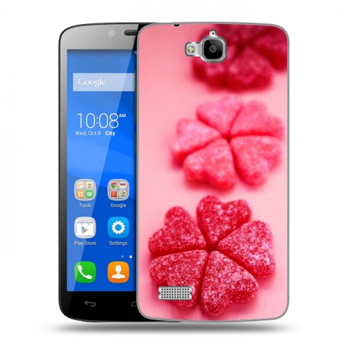 Дизайнерский пластиковый чехол для Huawei Honor 3C Lite День Святого Валентина