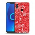 Дизайнерский силиконовый чехол для Alcatel 5V День Святого Валентина