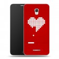 Дизайнерский пластиковый чехол для Alcatel Pop 4 Plus День Святого Валентина