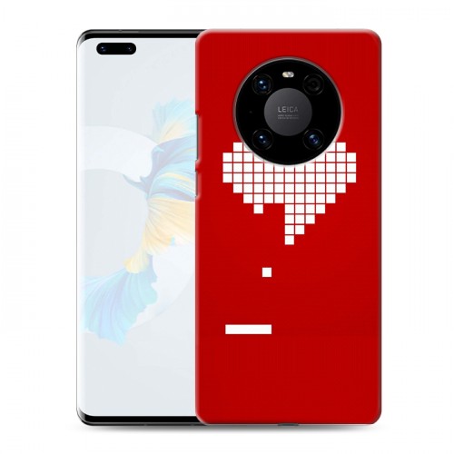 Дизайнерский силиконовый с усиленными углами чехол для Huawei Mate 40 Pro День Святого Валентина