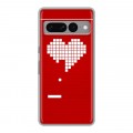 Дизайнерский силиконовый с усиленными углами чехол для Google Pixel 7 Pro День Святого Валентина