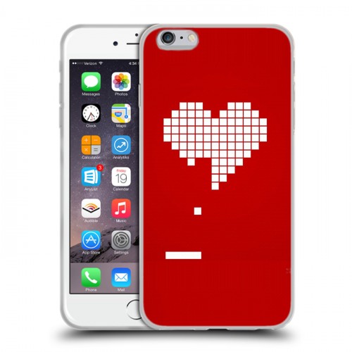 Дизайнерский силиконовый чехол для Iphone 6 Plus/6s Plus День Святого Валентина