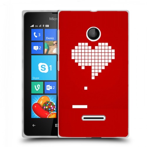 Дизайнерский пластиковый чехол для Microsoft Lumia 435 День Святого Валентина