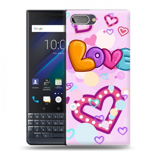 Дизайнерский пластиковый чехол для BlackBerry KEY2 LE День Святого Валентина