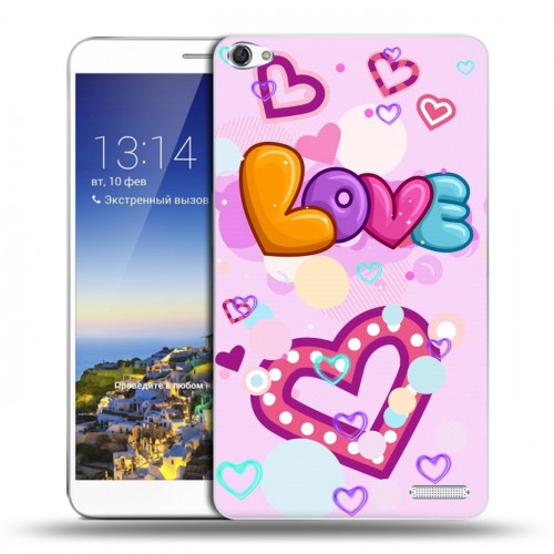 Дизайнерский пластиковый чехол для Huawei MediaPad X1 7.0 День Святого Валентина