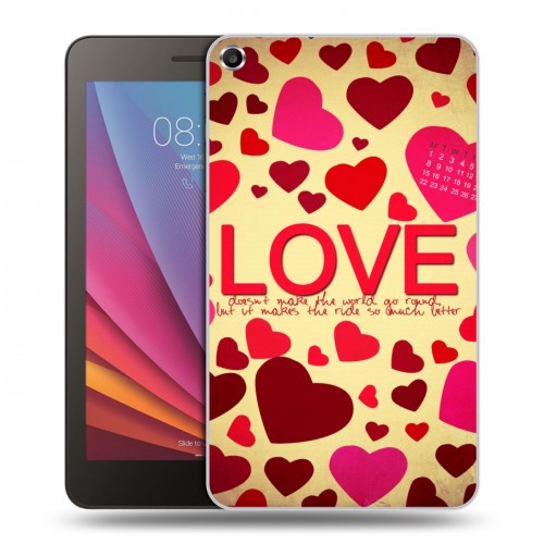 Дизайнерский силиконовый чехол для Huawei MediaPad T1 7.0 День Святого Валентина