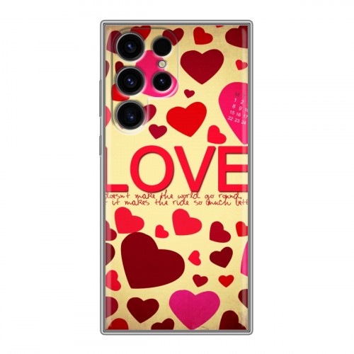 Дизайнерский пластиковый чехол для Samsung Galaxy S24 Ultra День Святого Валентина