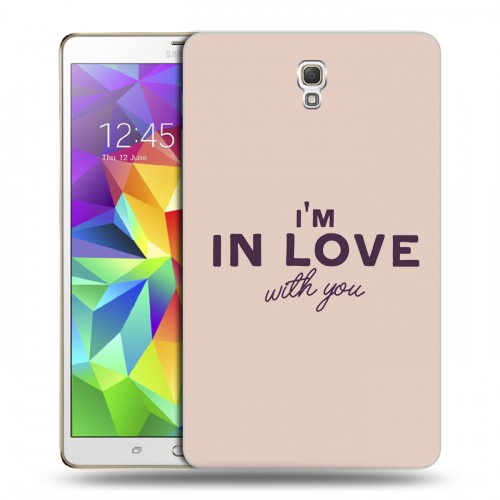 Дизайнерский силиконовый чехол для Samsung Galaxy Tab S 8.4 День Святого Валентина