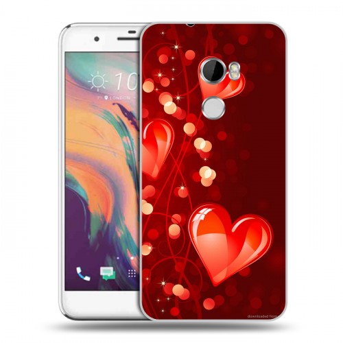 Дизайнерский пластиковый чехол для HTC One X10 День Святого Валентина