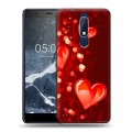 Дизайнерский пластиковый чехол для Nokia 5.1 День Святого Валентина